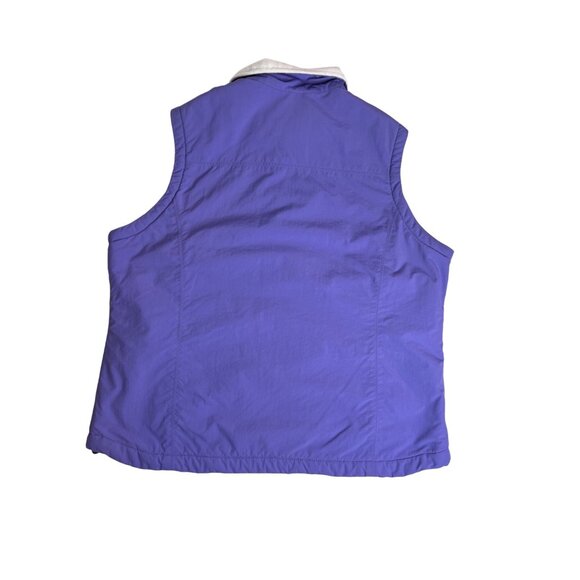 L.L. Bean Women's size L Light Purple Sleeveless Fleece-Lined Cozy Vest GorpCore - Picture 2 of 4